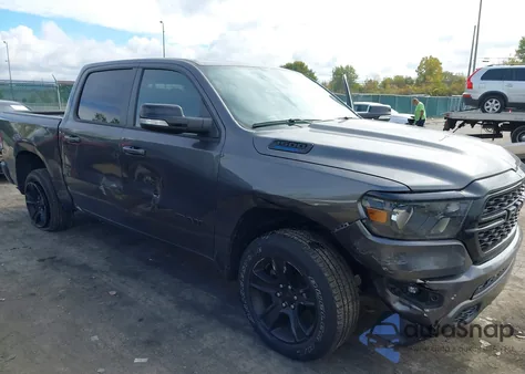 2022 Ram 1500 Big Horn 4X4 5'7 Box z USA, uszkodzony, nr VIN 1C6RRFFG9NN325106